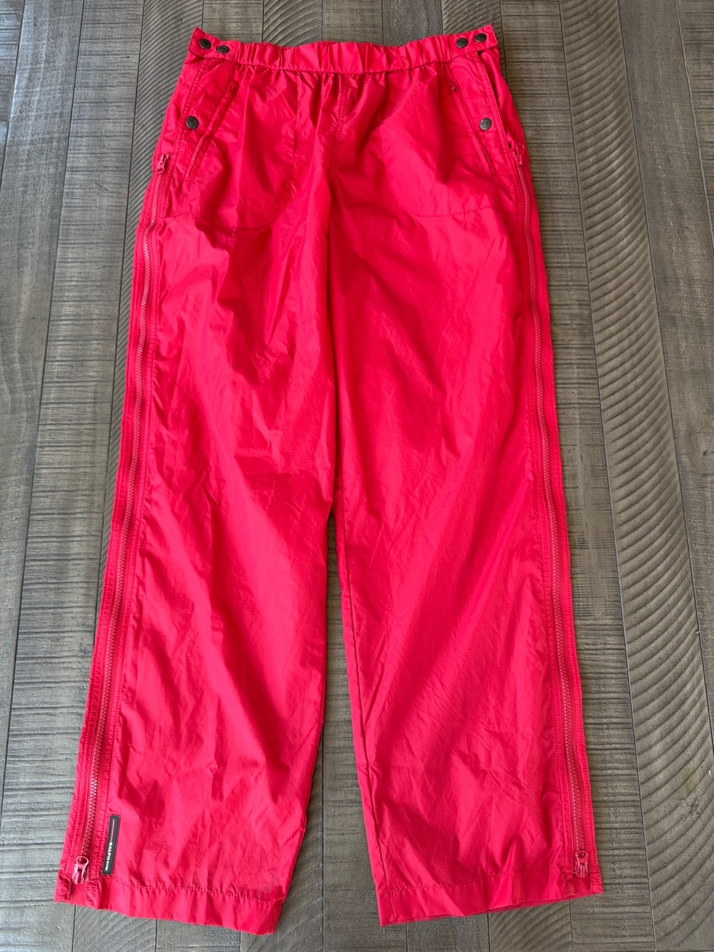 Vintage Lauren Ralph Lauren Red Windbreaker Active Track Pants Men’s Size Medium